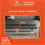 Kệ Sắt Nhà Bếp Thông Minh 5 tầng VINATECH, Sơn Tĩnh Điện Không Gỉ, Thiết Kế Móc Gài Dễ Lắp, Để Đồ Đa Năng — ảnh 7