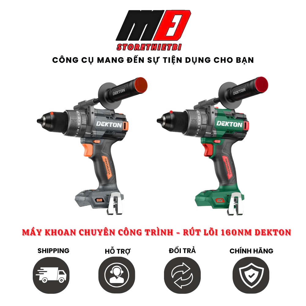 Máy Khoan Chuyên Công Trình, Rút Lõi 160Nm DEKTON M21-ID13160PRO Đầu ...