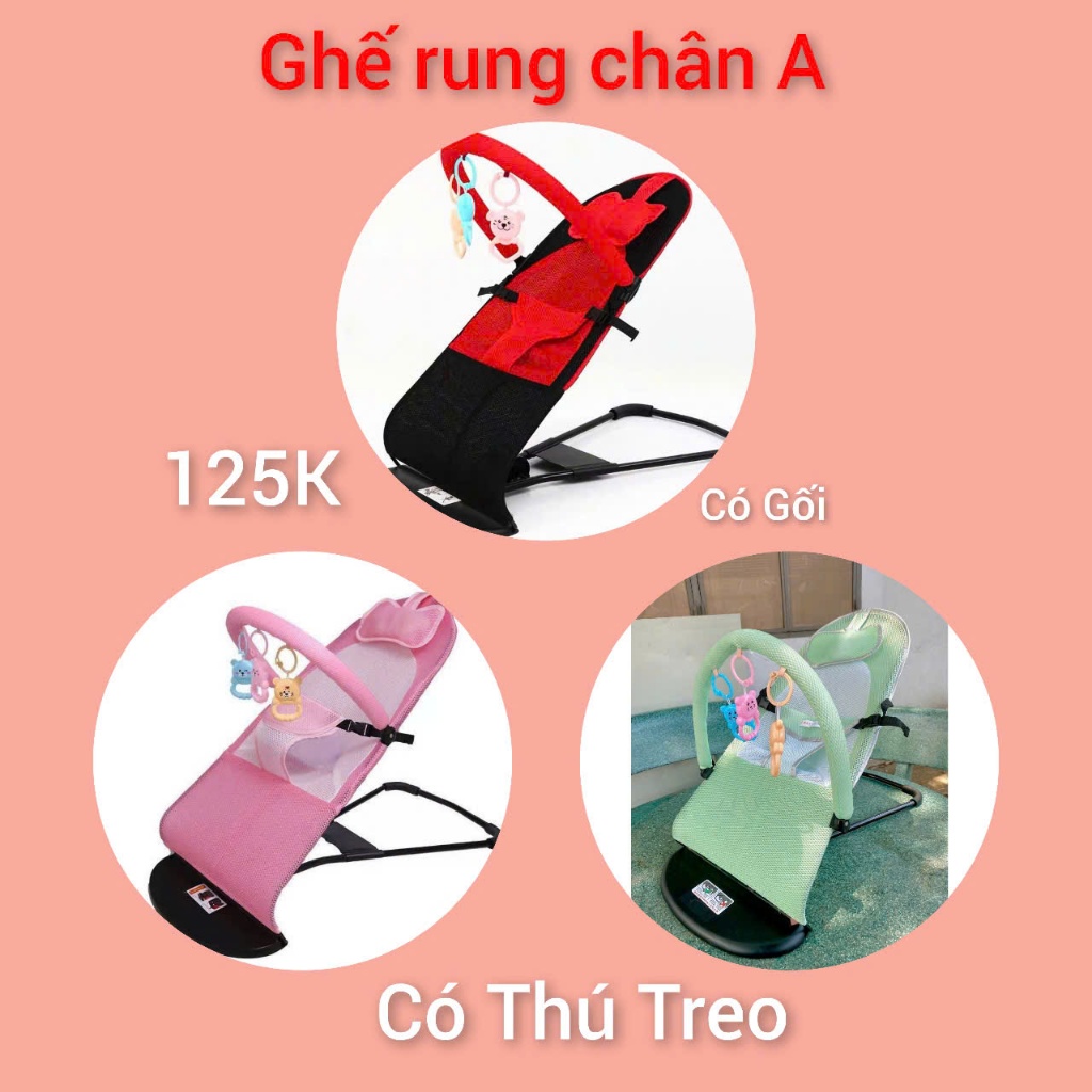 Ghế Rung, Ghế Nhún Dành Cho Trẻ Sơ Sinh Kích Thước 88 X 39 Cm SMTC141