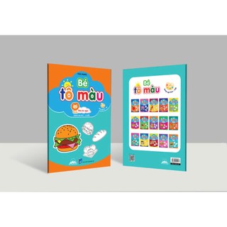 Sách - Bé Tô Màu - Combo 5 Cuốn Song Ngữ Cho Bé 1- 6 Tuổi