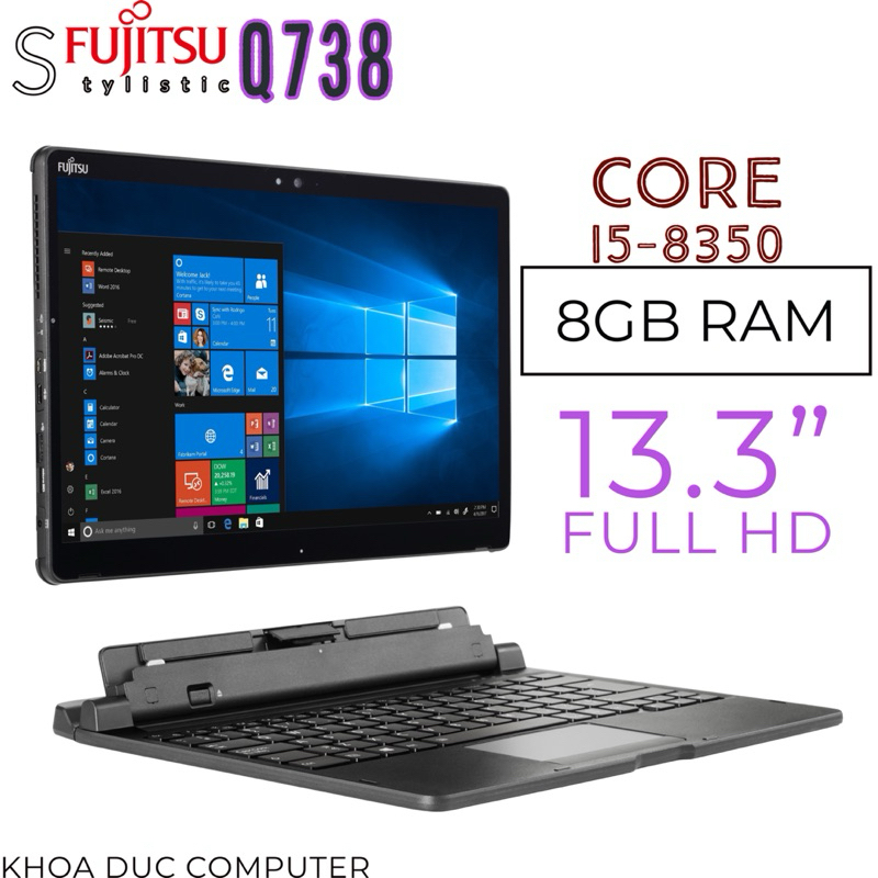 laptop fujitsu lifebook s936 core i5-6300u, 4gb ram, 128gb ssd