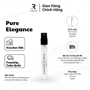 Nước hoa Nam Pure Elegance 2ml | Nhóm hương tươi mát, độ lưu hương từ 6h-8h | Dạng xịt.