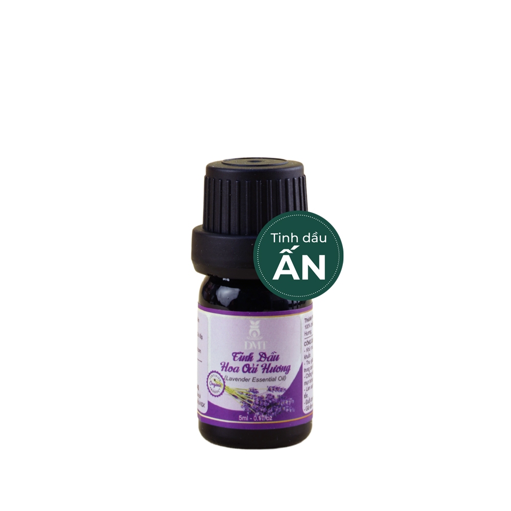 Tinh dầu xông thơm phòng, treo xe nhập khẩu Ấn DMT - khử mùi, thư giãn, thanh lọc không khí - 5ml