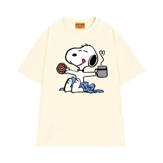 Áo Thun Local Brand NGỐ TEE Hoạt Hình Peanuts Snoopy Form Unisex Thoáng Mát