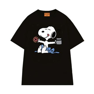 Áo Thun Local Brand NGỐ TEE Hoạt Hình Peanuts Snoopy Form Unisex Thoáng Mát