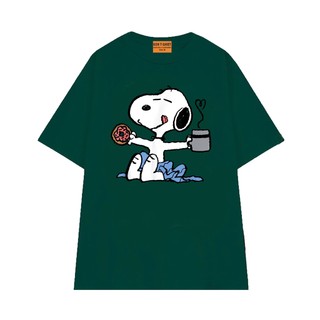 Áo Thun Local Brand NGỐ TEE Hoạt Hình Peanuts Snoopy Form Unisex Thoáng Mát