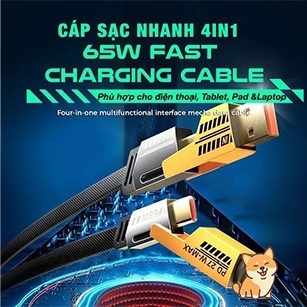 Cáp sạc 27W hỗ trợ sạc nhanh cho sạc dự phòng và nhiều dòng điện thoại PKMALL | BigBuy360 - bigbuy360.vn