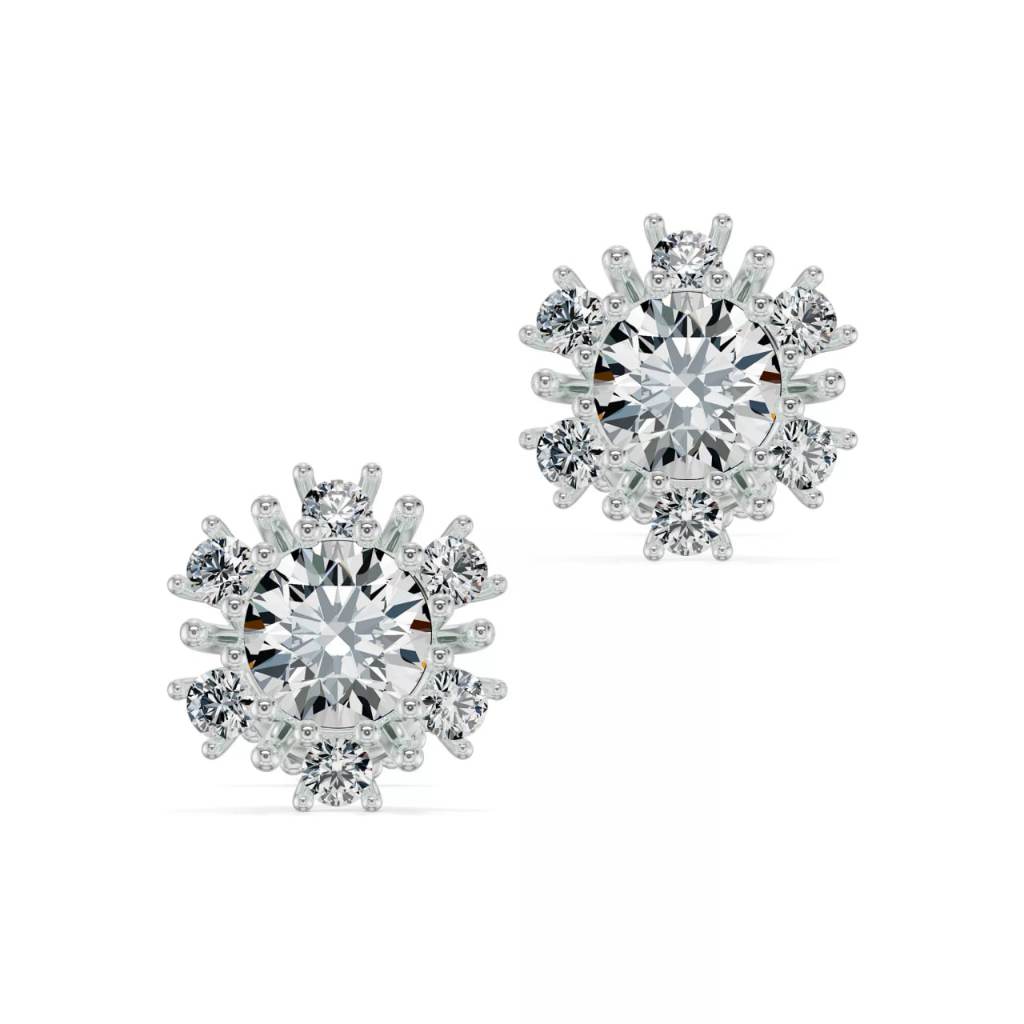[CHAT TRƯỚC KHI ĐẶT] Bông tai Tierra BTA2153, Vàng 14K/ 18K, Tấm CZ, Thiết Kế Sang Trọng, Phụ Kiện Trang Sức Nữ