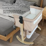 Nôi Cho Bé Sử Dụng Chân Gỗ Cao Cấp Thương Hiệu iiko Thiết Kế Tinh Tế Thoải Mái Cho Giấc Ngủ Của Bé — ảnh 3