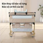 Nôi Cho Bé Sử Dụng Chân Gỗ Cao Cấp Thương Hiệu iiko Thiết Kế Tinh Tế Thoải Mái Cho Giấc Ngủ Của Bé — ảnh 5