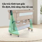Nôi Cho Bé Sử Dụng Chân Gỗ Cao Cấp Thương Hiệu iiko Thiết Kế Tinh Tế Thoải Mái Cho Giấc Ngủ Của Bé — ảnh 8