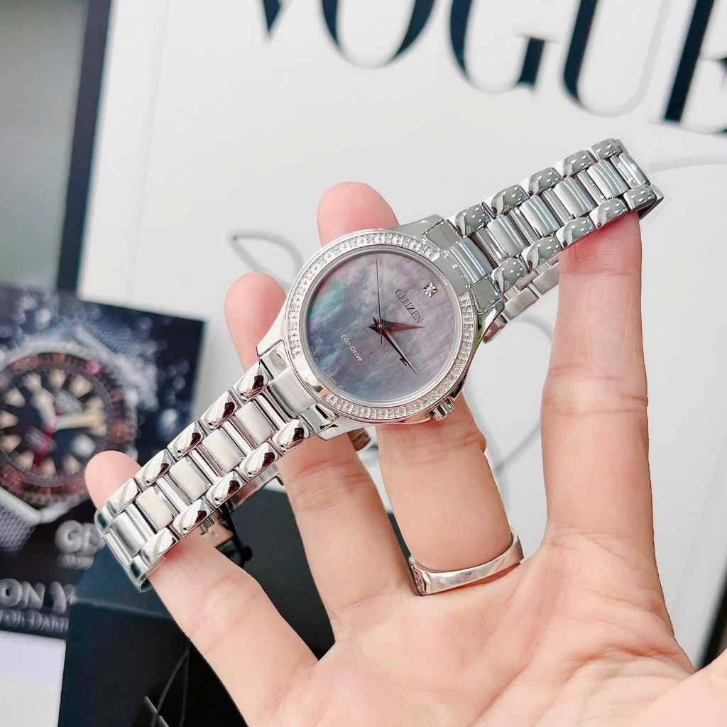 Đồng hồ nữ dây thép Citizen Eco Drive EW2640-54Y | Shopee Việt Nam