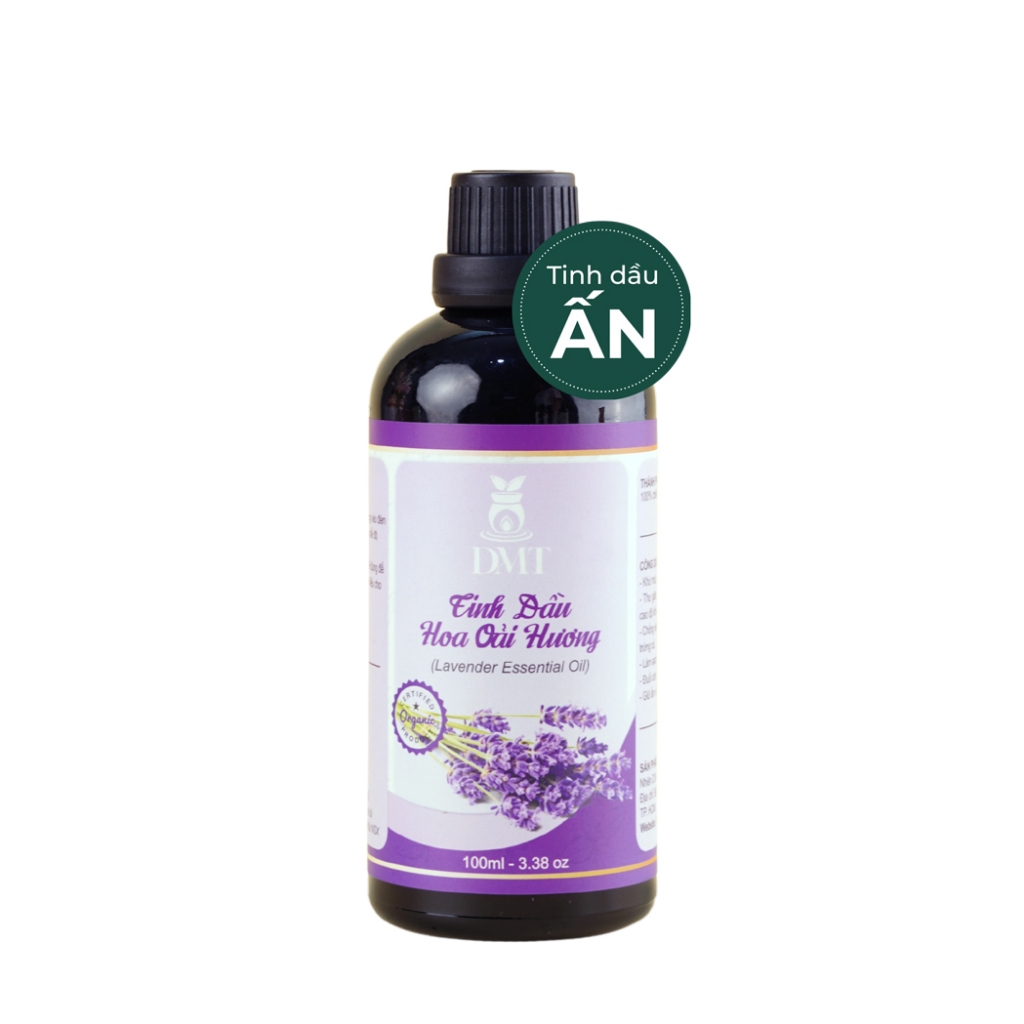 Tinh dầu nhập khẩu Ấn DMT - Tinh dầu thiên nhiên, xông phòng, khử mùi, đuổi muỗi - 100ml