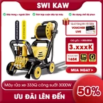 Máy Rửa Xe Công Nghiệp KAW Tầm Phun Xa 10M, Công Suất Lớn 3000W, Dây Ra Vào 20 Mét Dễ Dàng Sử Dụng — ảnh 1