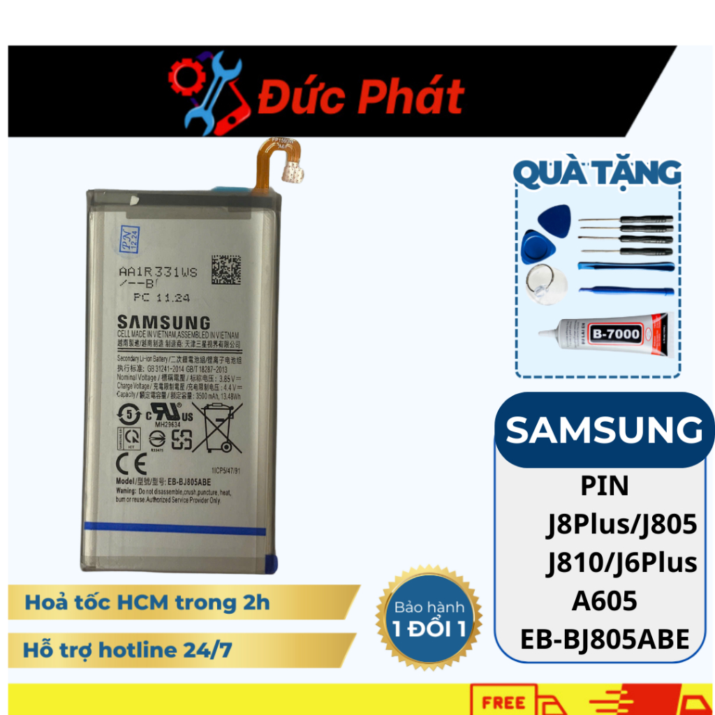 Pin Samsung J8Plus / J805 / J810 / J6Plus / A6+ A605 / EB-BJ805ABE ...