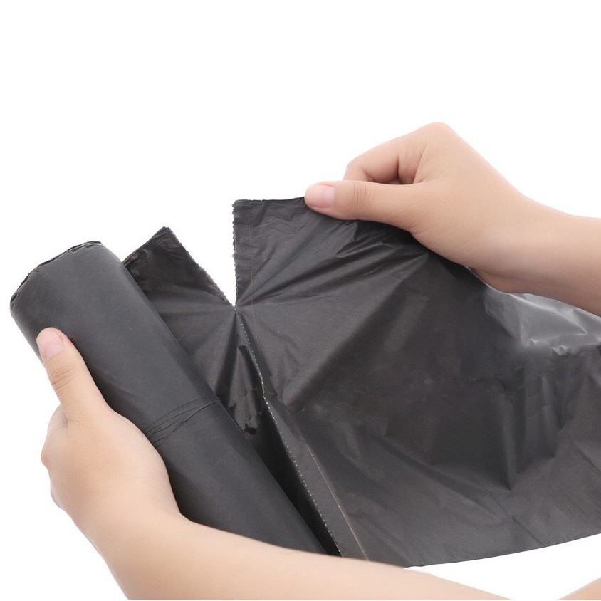 Bịch 3 cuộn túi đựng rác tự hủy sinh học tiện dụng, tiết kiệm Kích ...