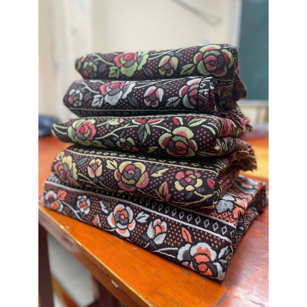 Chăn thổ cẩm, mền thổ cẩm, Phượng Hoàng 100 % cotton, Hoa văn đẹp, kích thước