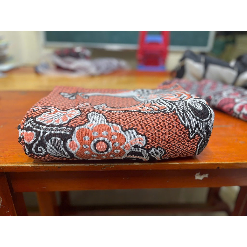 Chăn thổ cẩm, mền thổ cẩm, Phượng Hoàng 100 % cotton, Hoa văn đẹp, kích thước