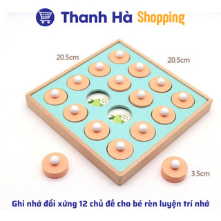 Ghi nhớ đối xứng 12 chủ đề cho bé rèn luyện trí nhớ
