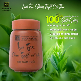Lục trà hũ gốm 90g -SuGiTea