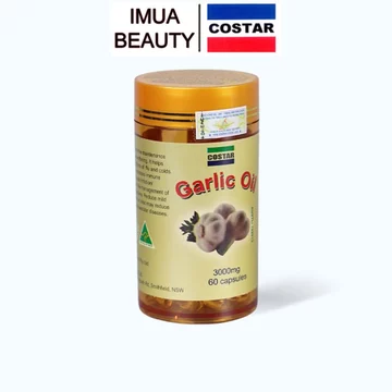 Viên uống tinh dầu tỏi Costar Garlic Oil hỗ trợ tăng cường đề kháng (Lọ 60 viên)