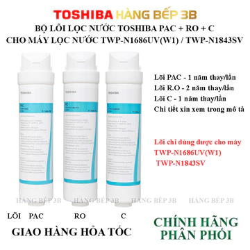 Lõi lọc nước Toshiba F-1686-PAC, F-1686-C, F-1686-RO dành cho máy TWP-N1686UV(W1) / TWP-N1843SV