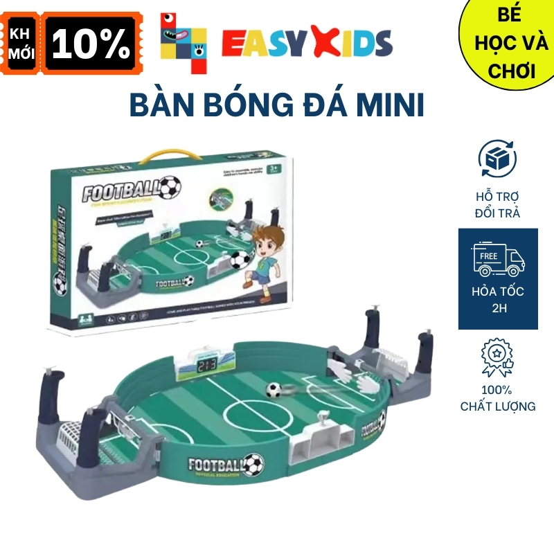 Bàn Bóng Đá Mini Đá Banh Đá Bóng Cầm Tay, Sân Bóng Đá Mini Đồ Chơi Vận Động Dành Cho Bé Từ 3 Tuổi