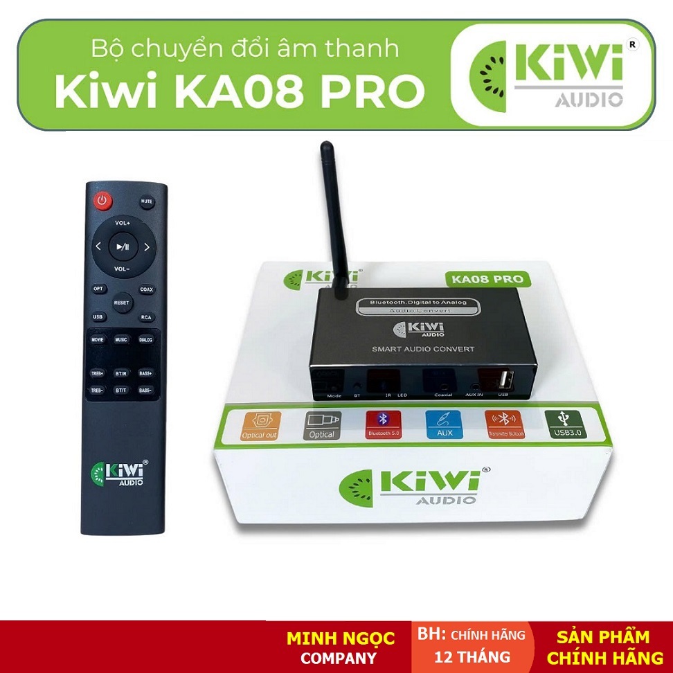 Kiwi KA08 PRO Bluetooth Bộ chuyển đổi Âm Thanh kỹ thuật số Optical ...