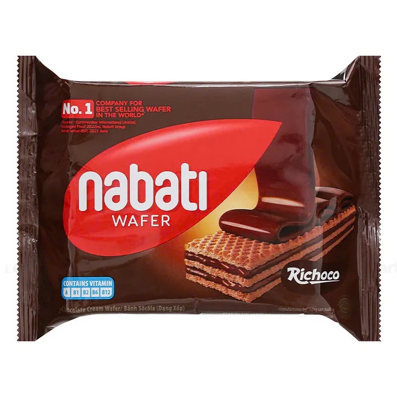 Bánh Nabati 17g ăn vặt 3 vị phô mai, socola, Goguma tím, bánh ăn vặt ...