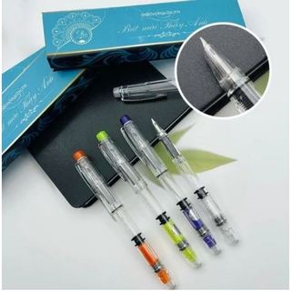 Bút mài Thầy Ánh sh069 nét thanh đậm tốt - bản ngòi kim tinh lá tre