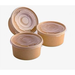 100 tô giấy 750ml ,1000ml kèm nắp