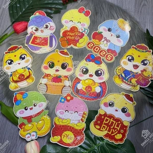 Set 10 & Set 30 Bao Lì Xì Chibi Tết Đẹp , loại dày, phản quang ,Hottrend