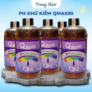 Axit béo pH Qmax90 khử kiềm tóc, chống xót, khóa màu nhuộm và cân bằng pH | Trunghair