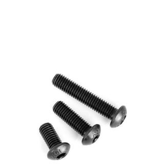 (Đen 10.9) M6, M8, M10 Bulong lục giác chìm đầu cầu thép mạ cấp bền 10.9 M6-M10