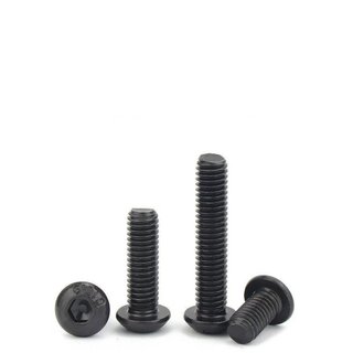 (Đen 10.9) M6, M8, M10 Bulong lục giác chìm đầu cầu thép mạ cấp bền 10.9 M6-M10