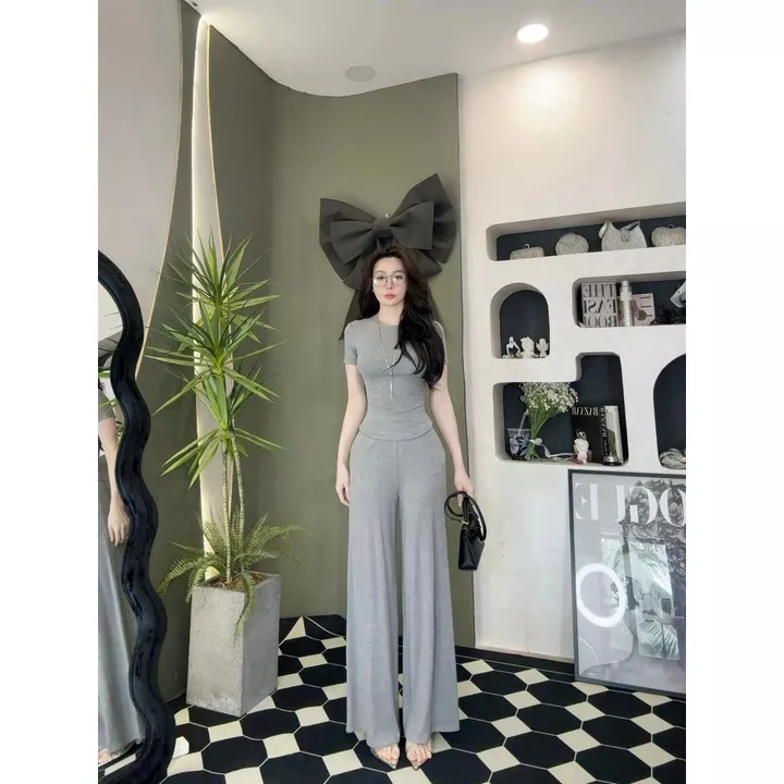 Set bộ nữ sang chảnh chất cotton, bộ cộc tay nữ hot trend, set đồ nữ BIGSIZE S36