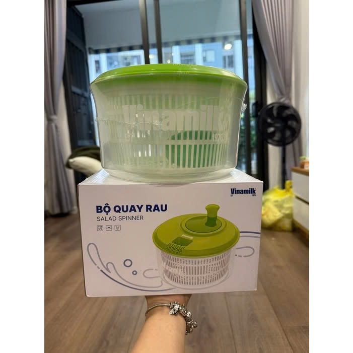 Rổ Quay Rau Sống - Rổ Quay Rau Sống Ly Tâm Đa Năng – Rổ Vắt Rau Sống ...