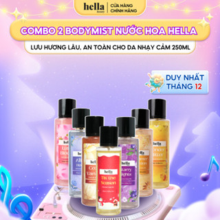 Combo X T Th M Body Mist H Ng N C Hoa Hella Beauty Ml L U H Ng L U An To N Cho Da Nh Y