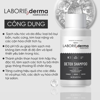Bộ sản phẩm chăm sóc tóc Laborie Derma Hairscience,,Dầu gội Laborie Derma Hairscience