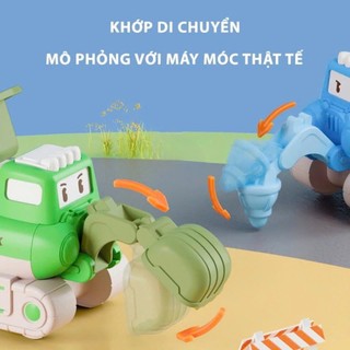 Đồ Chơi Xe Công Trình Hoạt Hình, Ô Tô Quán Tính Mô Tả Xe Công Trình Xe Kỹ Thuật Xe Thang Xe Cứu Hộ Dễ Thương 89073