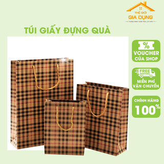 Túi Giấy Đựng Quà, Túi Đựng Quà Tết Đủ Size ( họa tiết ngẫu nhiên )