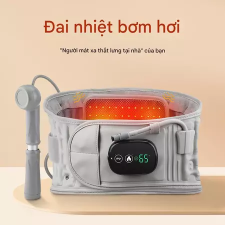 Đai lưng cột sống thoát vị đĩa đệm cao cấp Z5, Đai hơi kéo dãn cột sống hỗ trợ giảm áp lực đĩa đệm