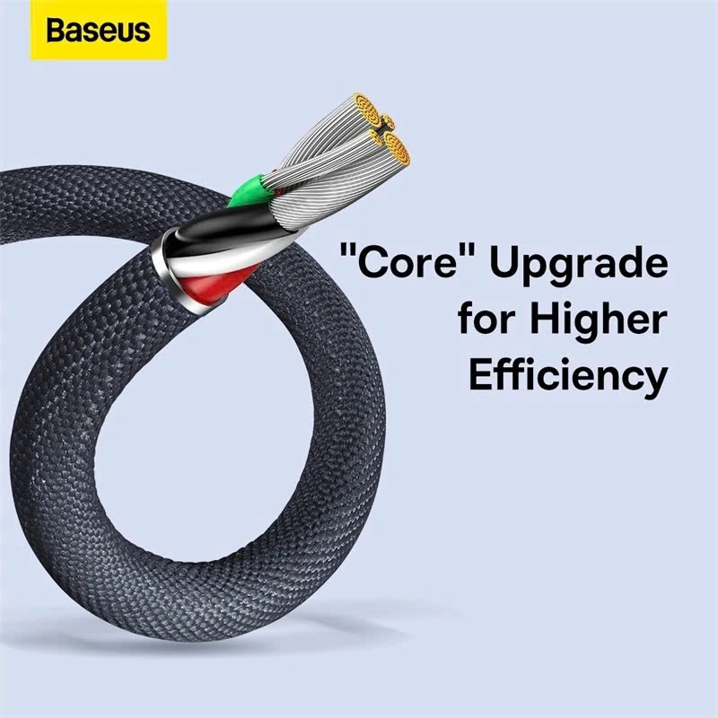 Ảnh Cáp sạc nhanh tốc độ cao siêu bền USB to iP Baseus Crystal Shine Series 2.4A 3