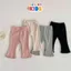 Quần nỉ tăm ống loe cho bé gái siêu xinh