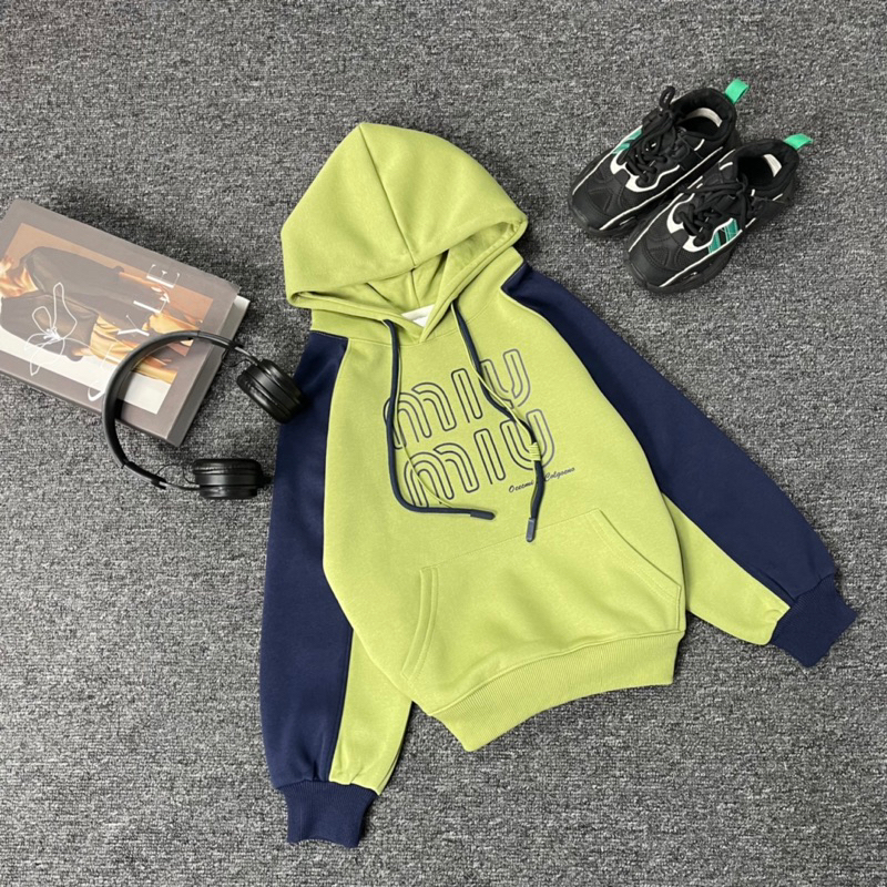 Áo hoodie nỉ mũ đại bàng size 22-50kg