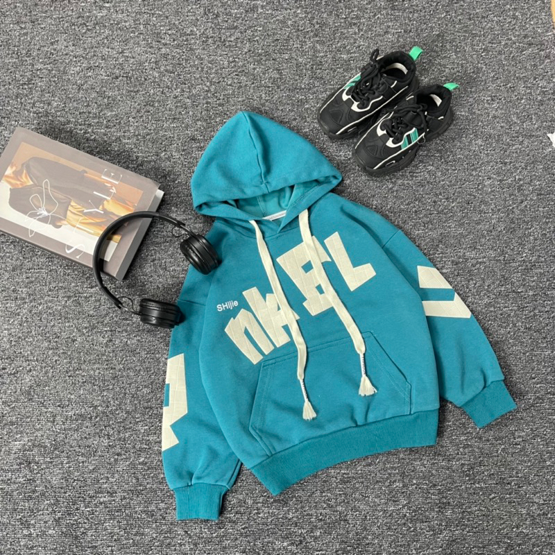 Áo hoodie nỉ mũ đại bàng size 22-50kg
