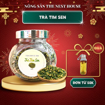 Trà tâm sen tim sen sấy khô hàng loại 1 ngủ ngon thanh nhiệt The Nest House