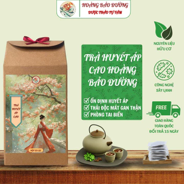 Trà Huyết Áp Cao Hoàng Bảo Đường - Giúp Hạ, Ổn Định Huyết Áp, Phòng Ngừa Vấn Đề Tim Mạch, Giảo Cổ Lam, diệp hạ châu