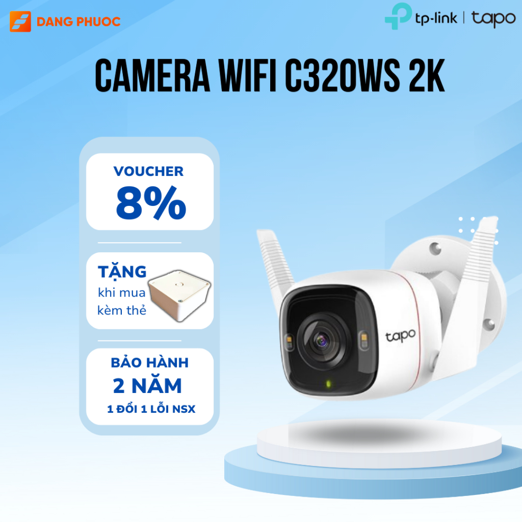 Camera wifi TP-Link Tapo C320WS, C310 Quay Quét Ngoài Trời, Giám Sát An ...