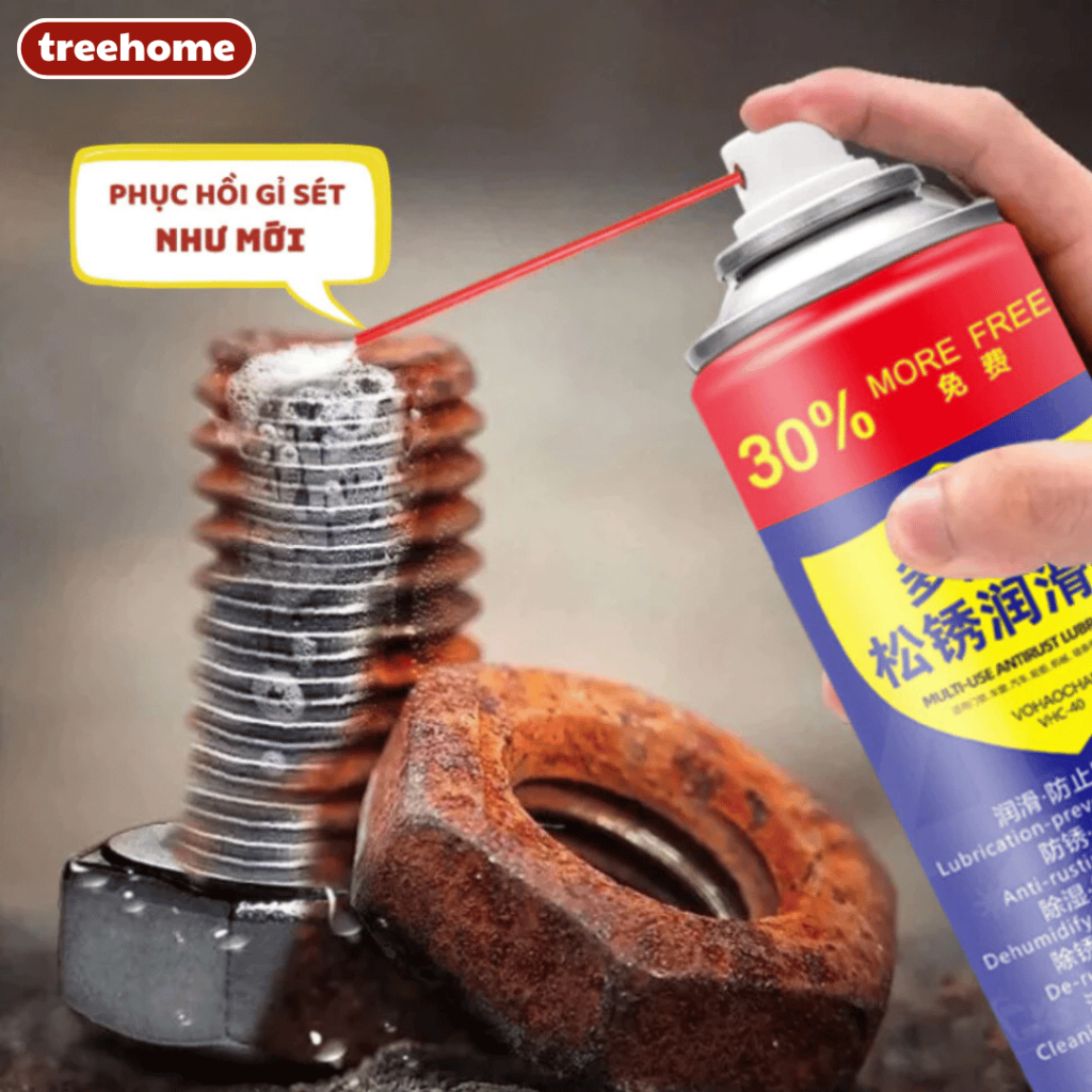 Bình Xịt Tẩy Rỉ Sét Kim Loại Inox Sắt Thép, Dung Dịch Tẩy Gỉ Sét Đa ...